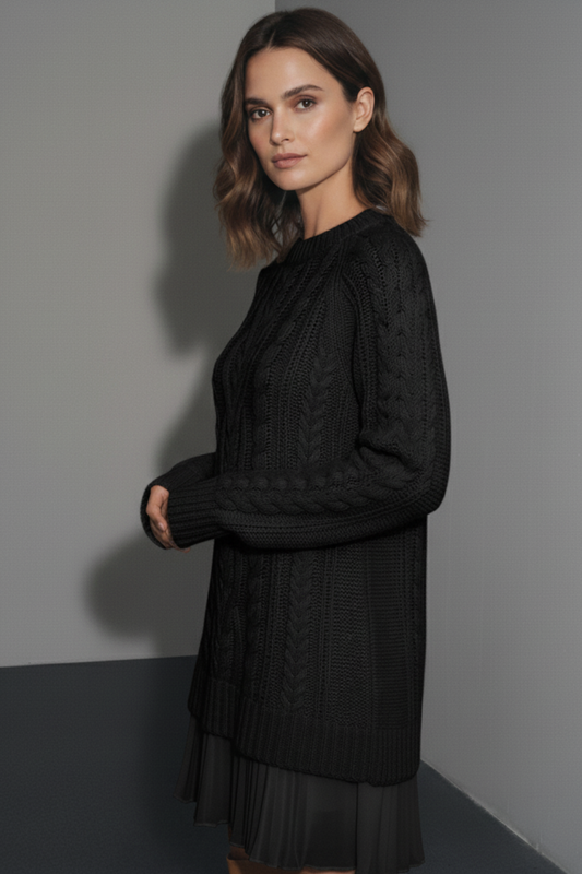 Abito Maglia Plissettato