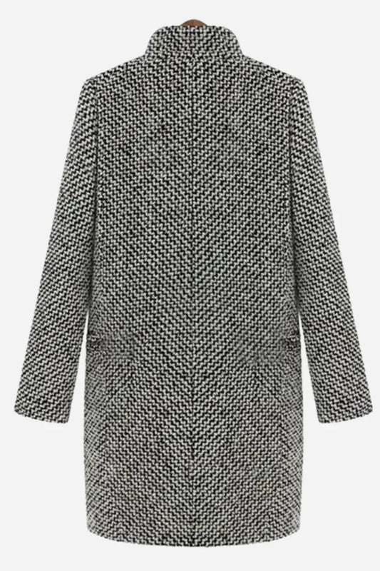 Cappotto invernale lungo in lana