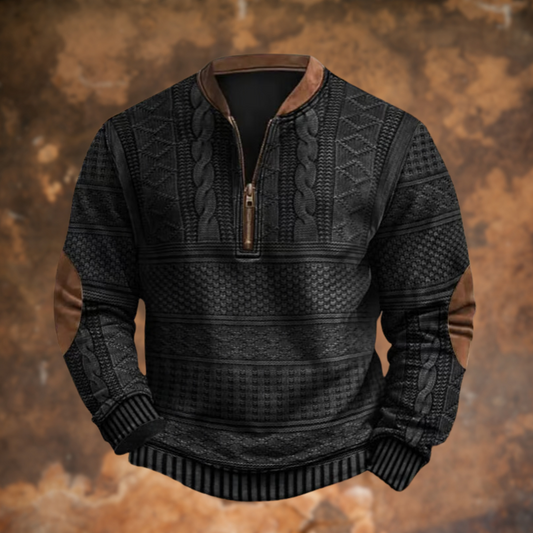 Maglione Zip Retrò