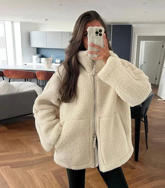Giacca Teddy Oversize